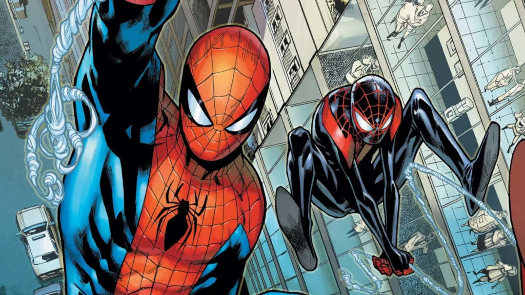 Spider-Man and Miles Morales in Marvel Comics