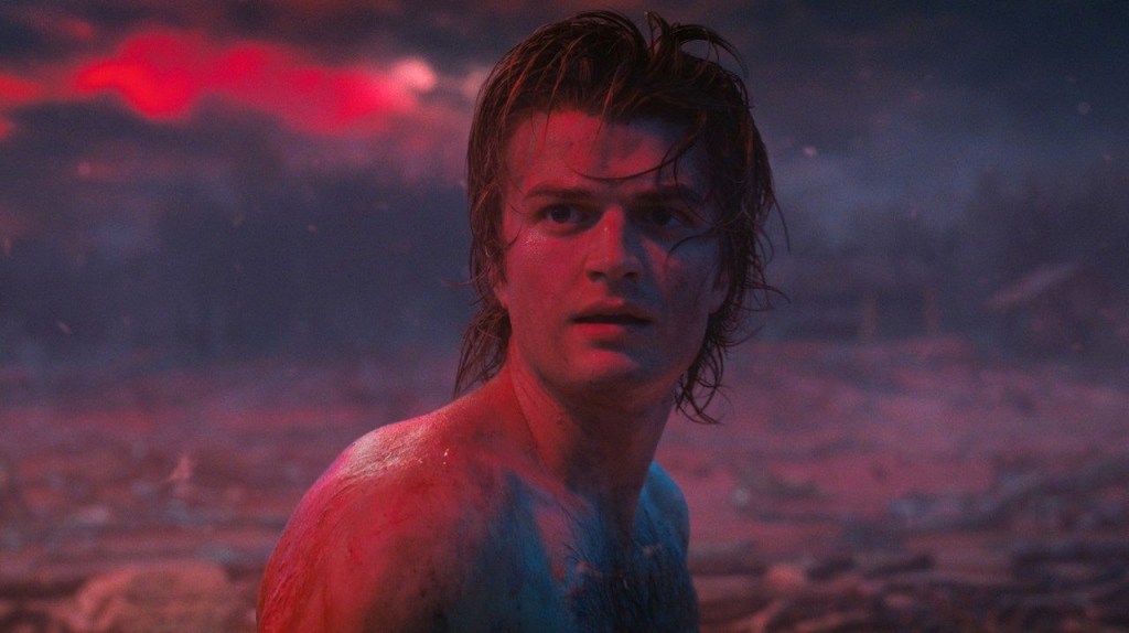 Steve in the Upside Down in Stranger Things Season 4