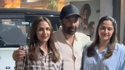 This marked the first time Sunny Deol was spotted in public with his sisters Esha Deol and Ahana Deol, since the death of their father Dharmendra.