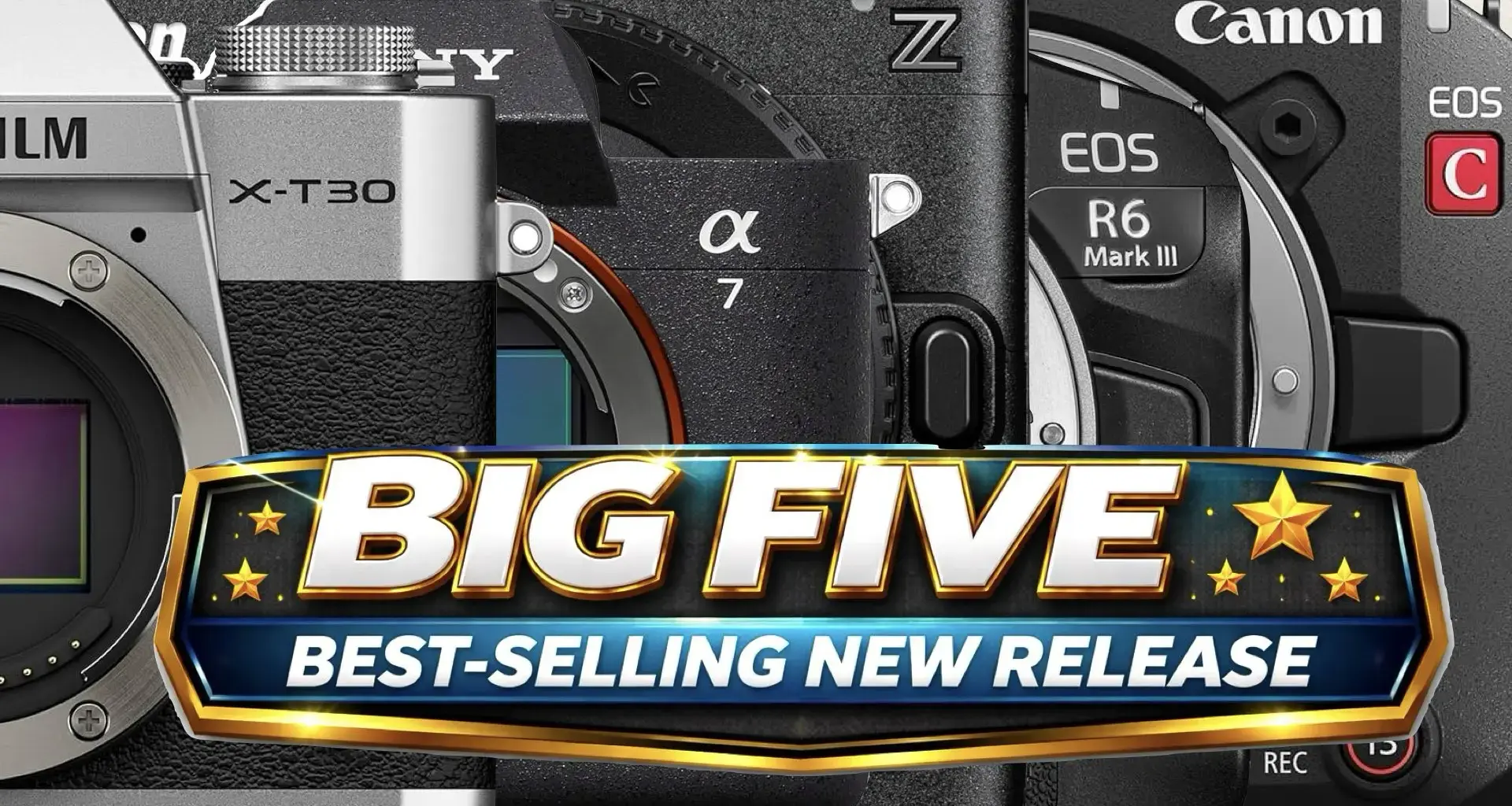 The Big Five Amazon Best-Selling New Release Cameras Right Now