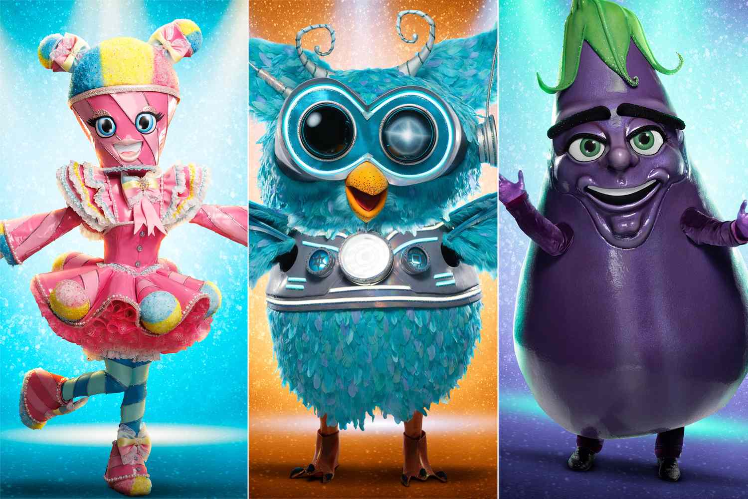 'The Masked Singer' season 14 new costumes: Eggplant, Owl, more