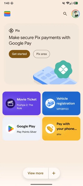 Google Wallet is rumored to rework its home screen with a grid view that shows four favorite passes/cards.
