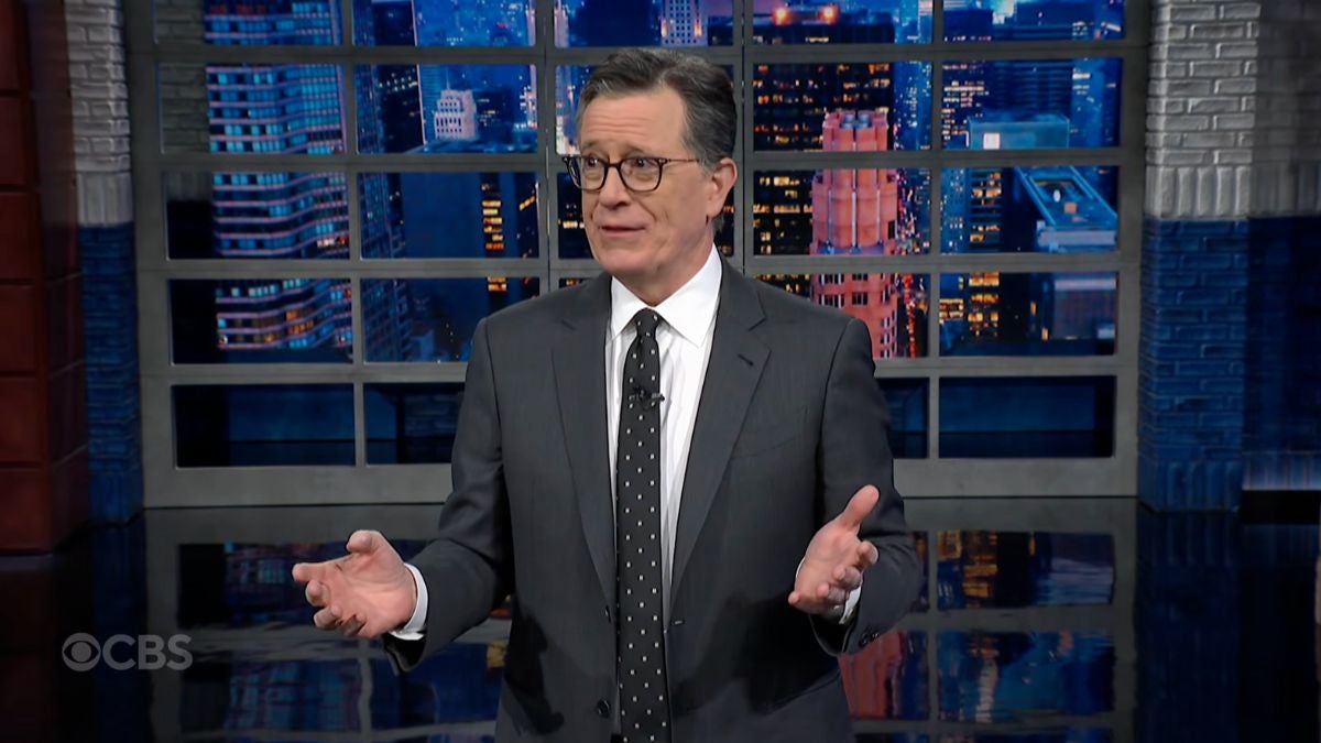 Stephen Colbert's Boos Trump's ICE Threat in Donor Email