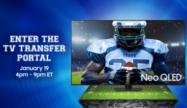 Samsung Introduces the First-Ever TV Transfer Portal to Elevate College Football Fans Championship Viewing Experience