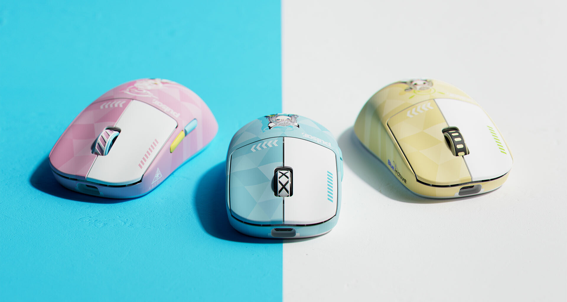 Nexon Games and Pulsar Gaming Gears Unveil Blue Archive Mice Collaboration
