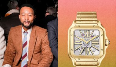 John Legend Rocked a Rare Cartier Watch at the Louis Vuitton Show