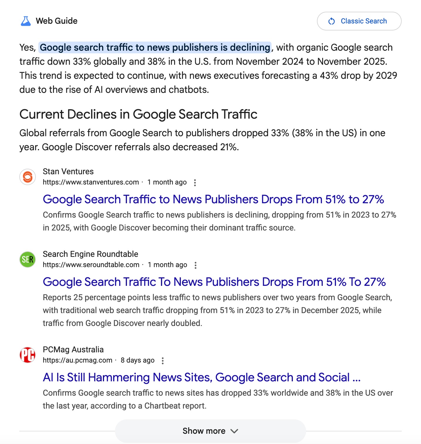 Web Guide screenshots 1