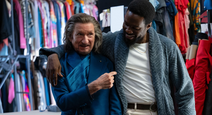 Yahya Abdul-Mateen II and Ben Kingsley in Wonder Man (2026)