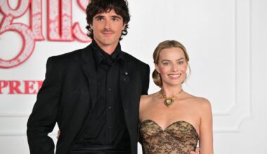 Margot Robbie and Jacob Elordi at 'Wuthering Heights' Premiere
