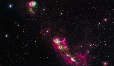 Hubble Space Telescope captures powerful stellar explosion lighting up nearby clouds