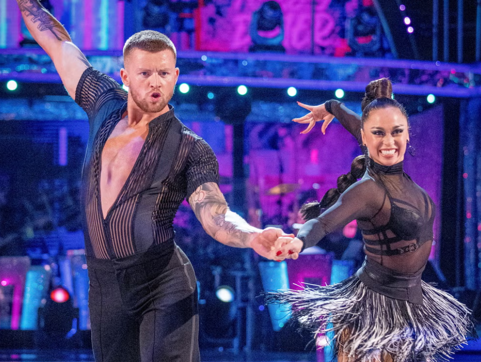 Adam Peaty and Katya Jones