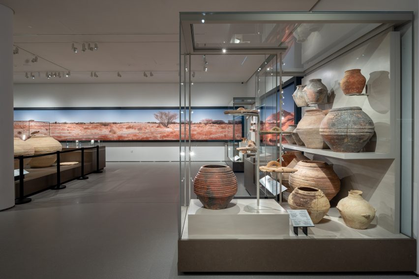 Gallery space in Abu Dhabi museum