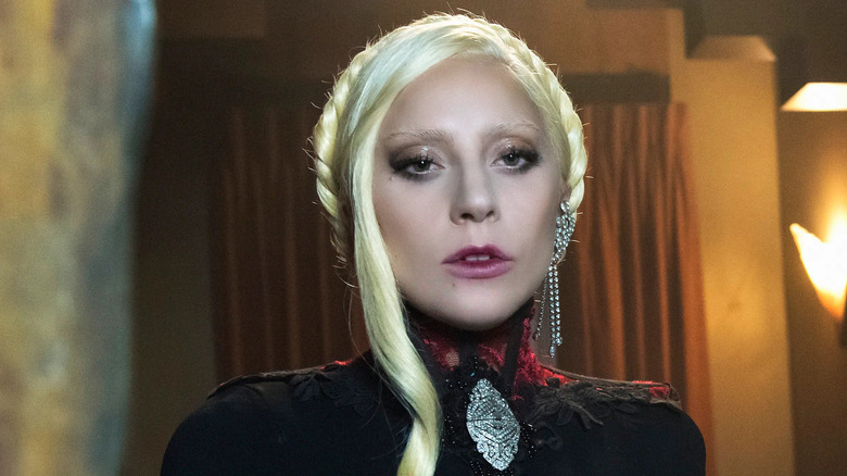 The Countess (Lady Gaga) looks concerned on American Horror Story