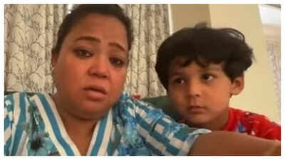 Bharti Singh breaks down emotionally as son Laksh says, “Main ghar chhod ke jaa raha hoon”