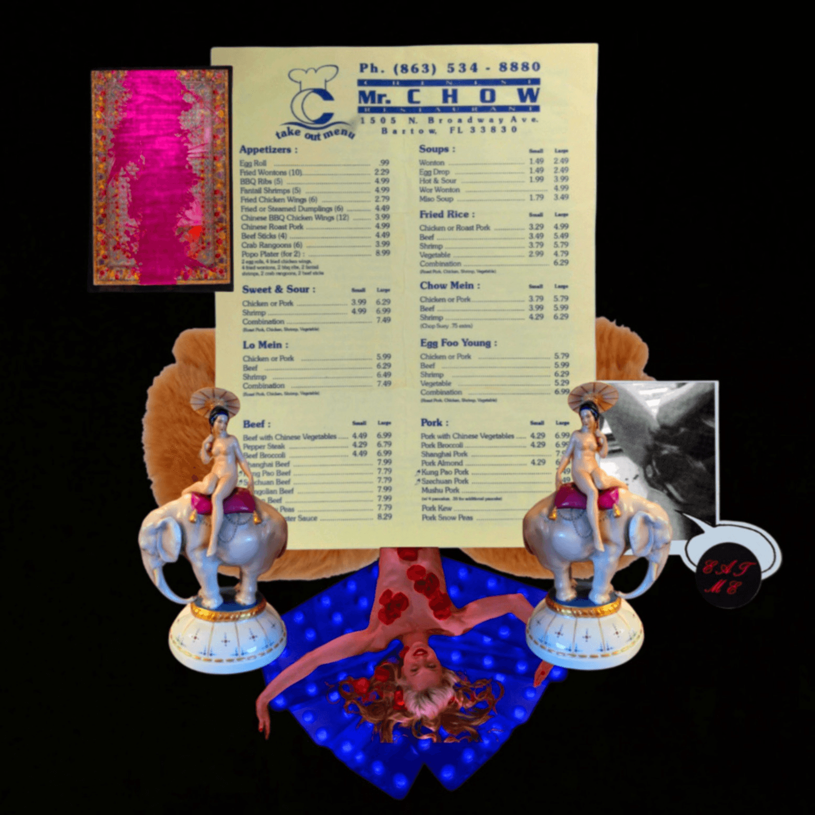 Image may contain Mena Suvari Adult Person Text Child Animal Elephant Mammal Wildlife Figurine Face and Head