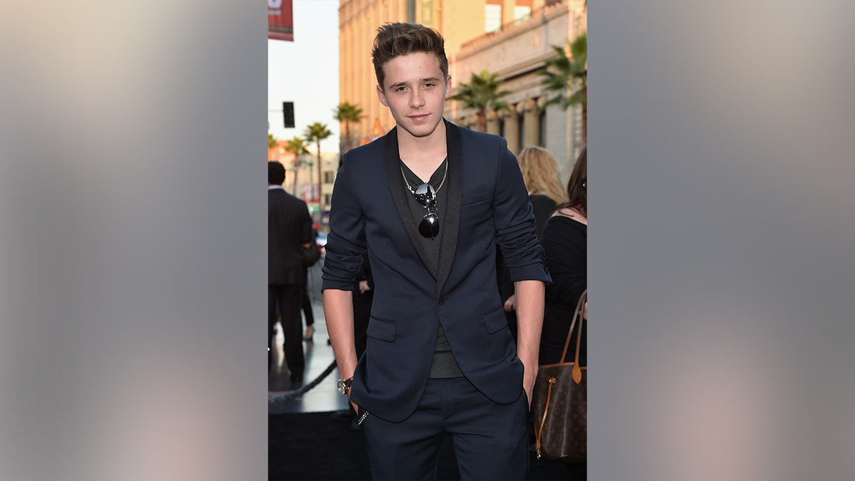 Brooklyn Beckham at the Los Angeles premiere of "If I Stay" in August 2014.