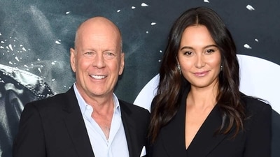 Bruce Willis with his wife Emma Heming Willis.