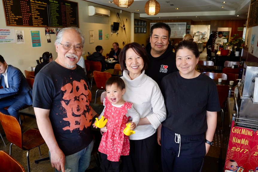 The family behind the I Love Pho restaurant