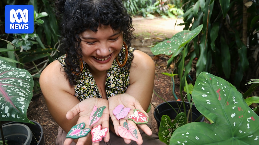 Artist Piiij Goodrem used honest self-portraits and therapy to heal from childhood trauma