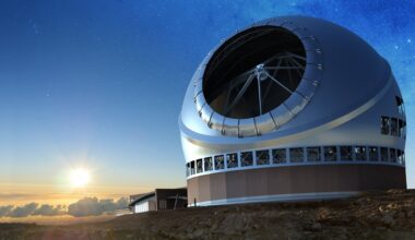 Artist's conception of the TMT. Credit - TMT International Observatory