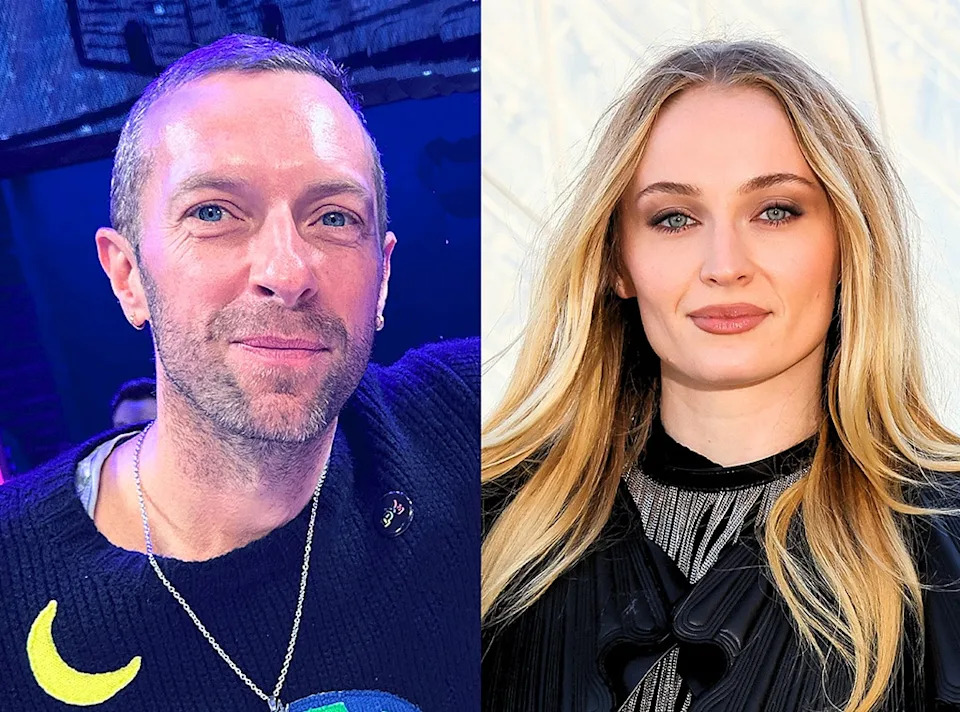 Chris Martin and Sophie Turner