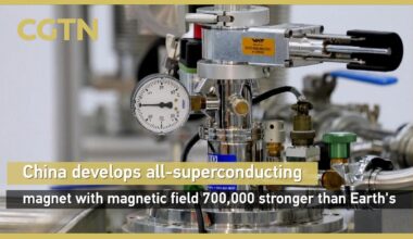 China develops all-superconducting magnet with magnetic field 700,000 stronger than Earth's - news.cgtn.com