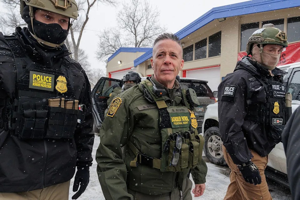 Gregory Bovino, the outgoing Commander of Customs and Border Patrol Madison Thorn/Anadolu via Getty