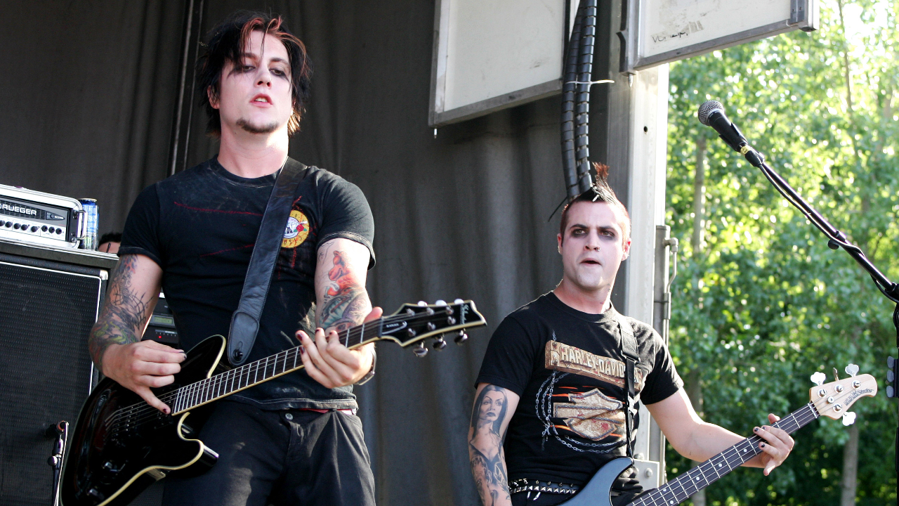 Avenged Sevenfold on stage in 2004