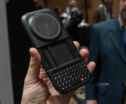 Clicks Power keyboard with no phone in it