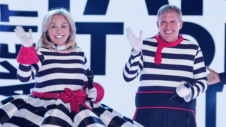 Todd and Julie Chrisley are revealed as The Croissants on The Masked Singer Season 14