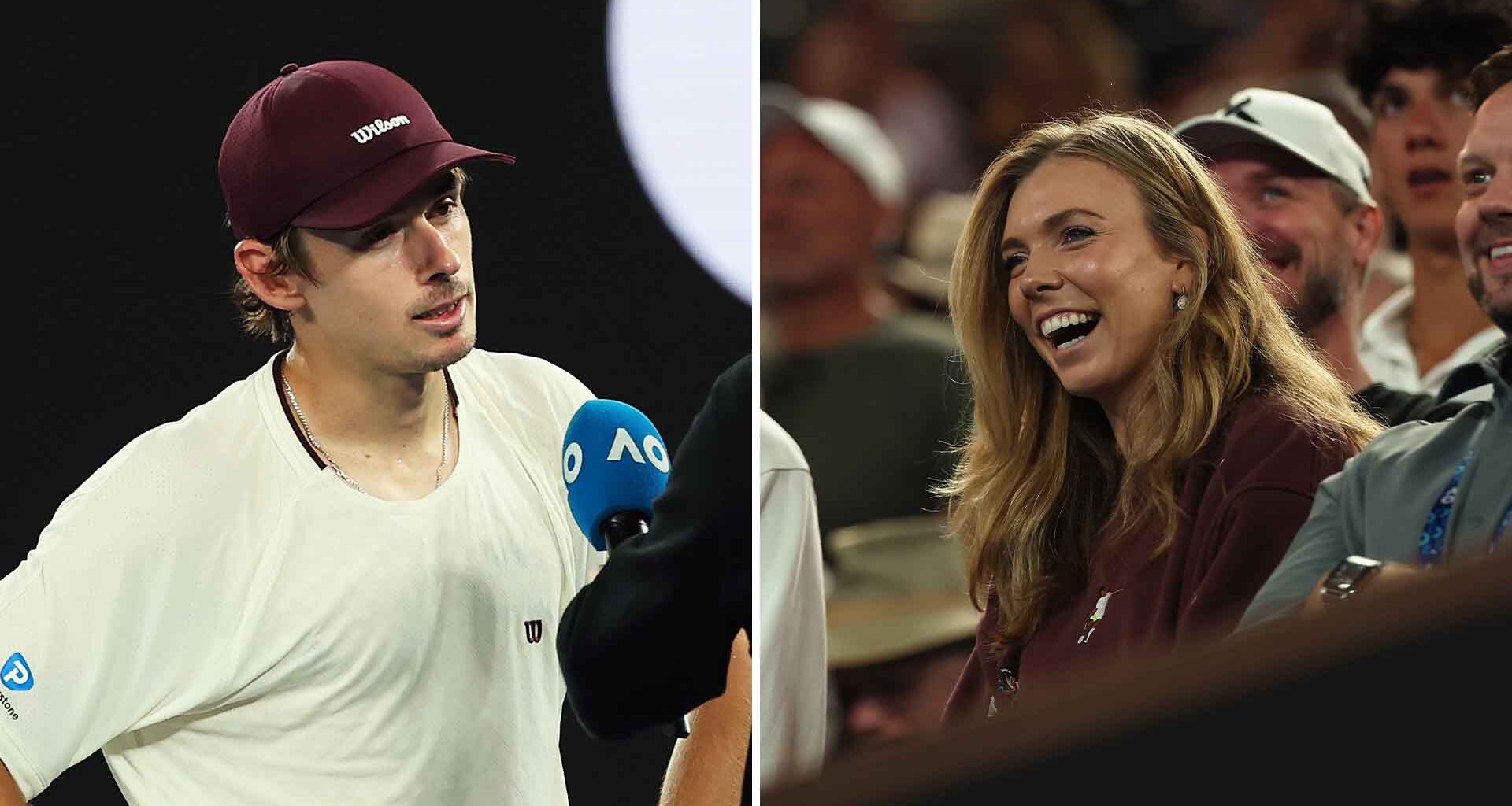 Alex de Minaur and Katie Boulter plan to get married in 2027.