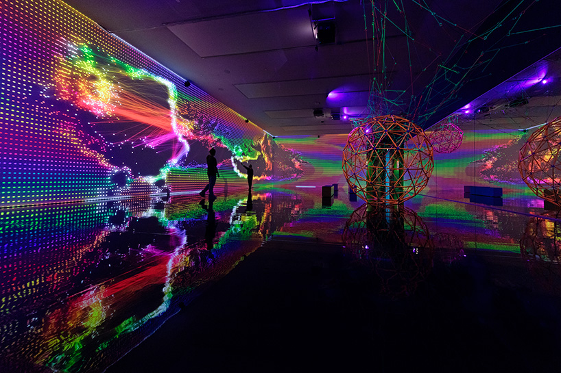 pixel virtual gardens and robotic installations animate miguel chevalier’s solo digital art show