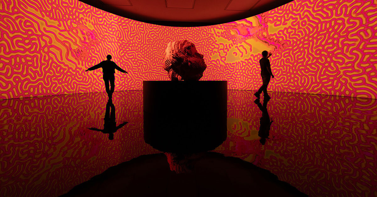 pixel virtual gardens and robotic installations animate miguel chevalier’s solo digital art show