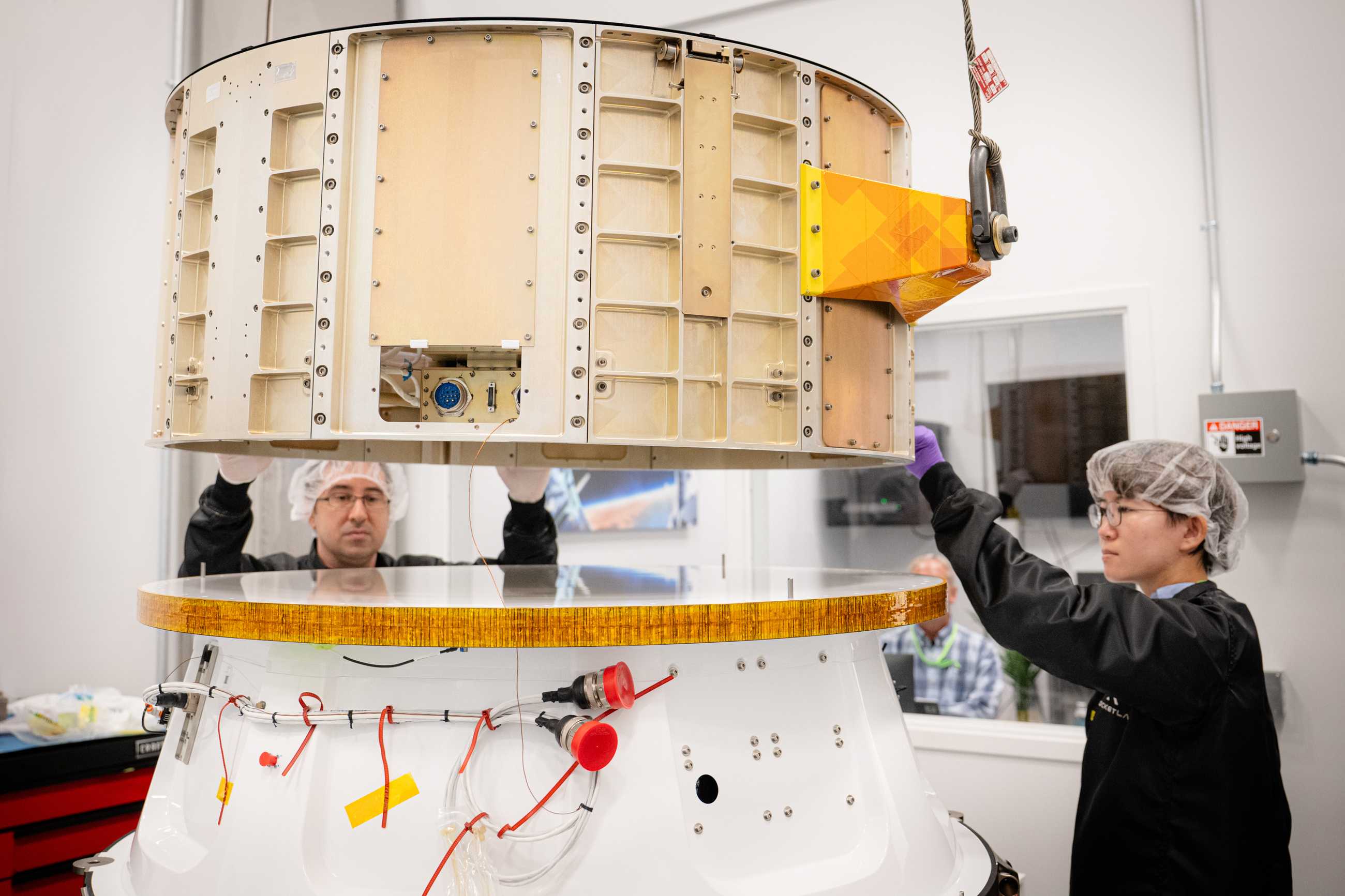 DiskSat Loading 4 in Container at Wallops Aerospace NASA