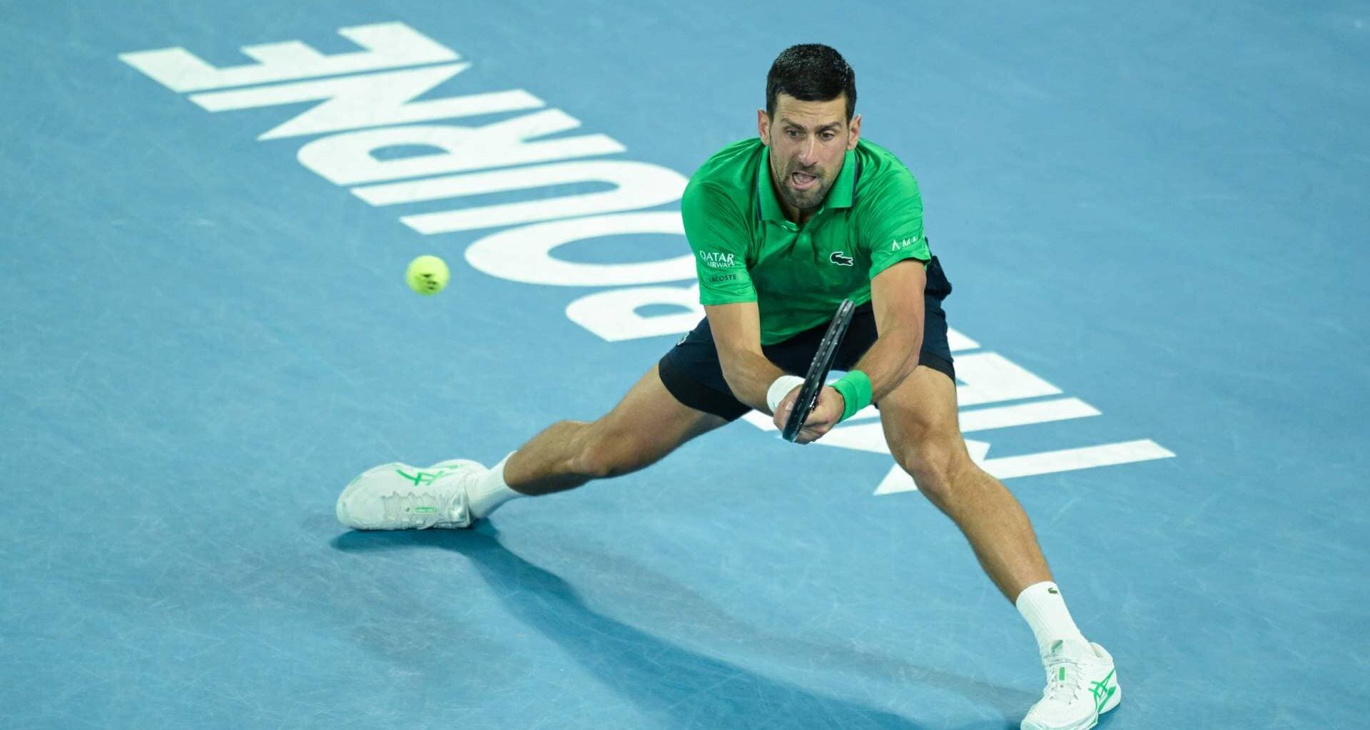 Novak Djokovic is into his 13th Australian Open semi-final.