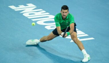 Novak Djokovic is into his 13th Australian Open semi-final.