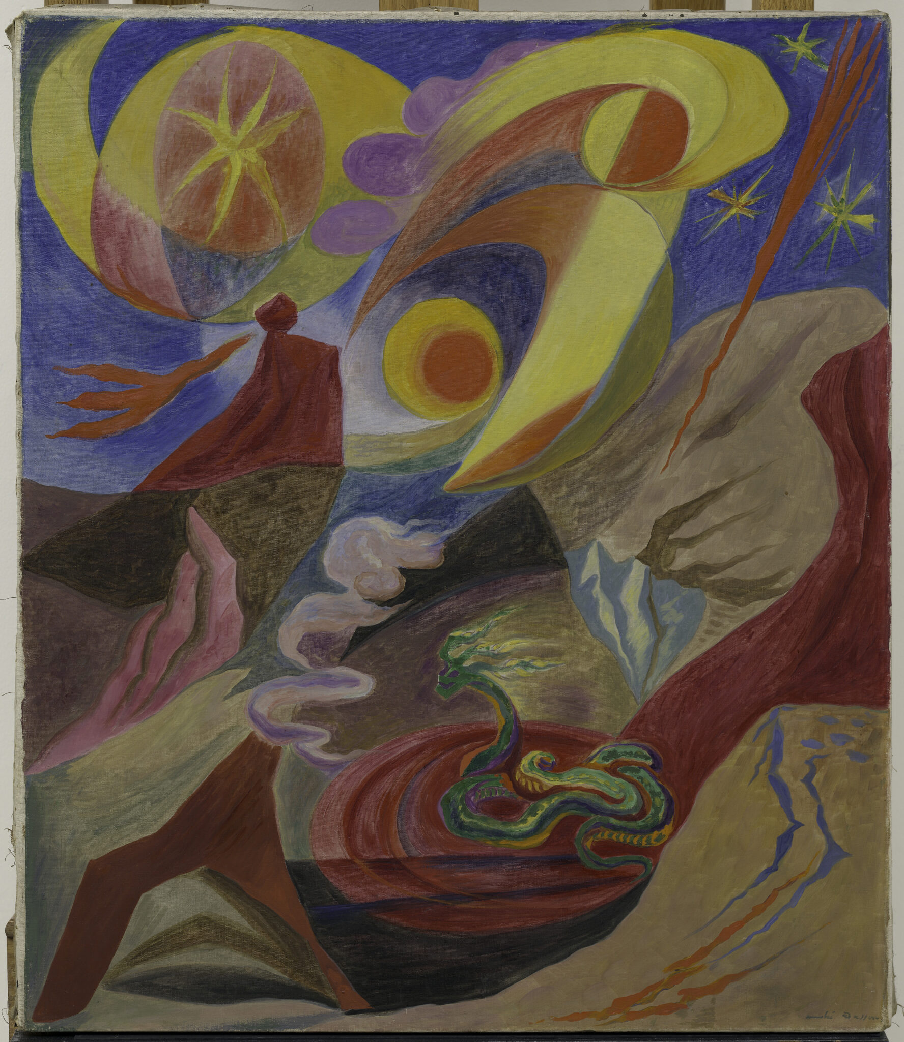 André Masson, “The Landscape of Wonders,” 1935. (Courtesy of the Guggenheim Museum)