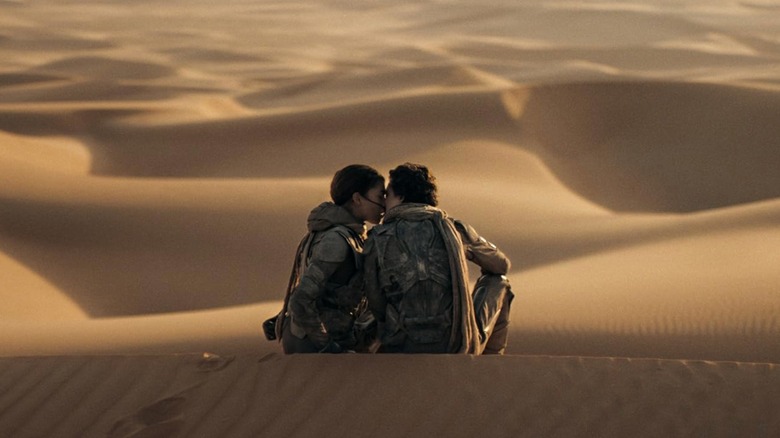 Zendaya and Timothy Chalamet in 