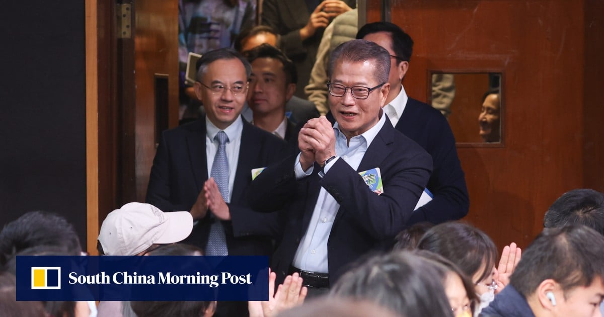Hong Kong’s finance chief confirms early surplus, vows more elderly support