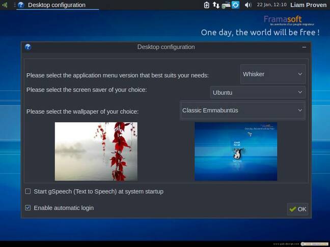 It also helps newbies tweak their desktop settings, too: it goes out of its way to hold your hand. It also helps newbies tweak their desktop settings, too: it goes out of its way to hold your hand.