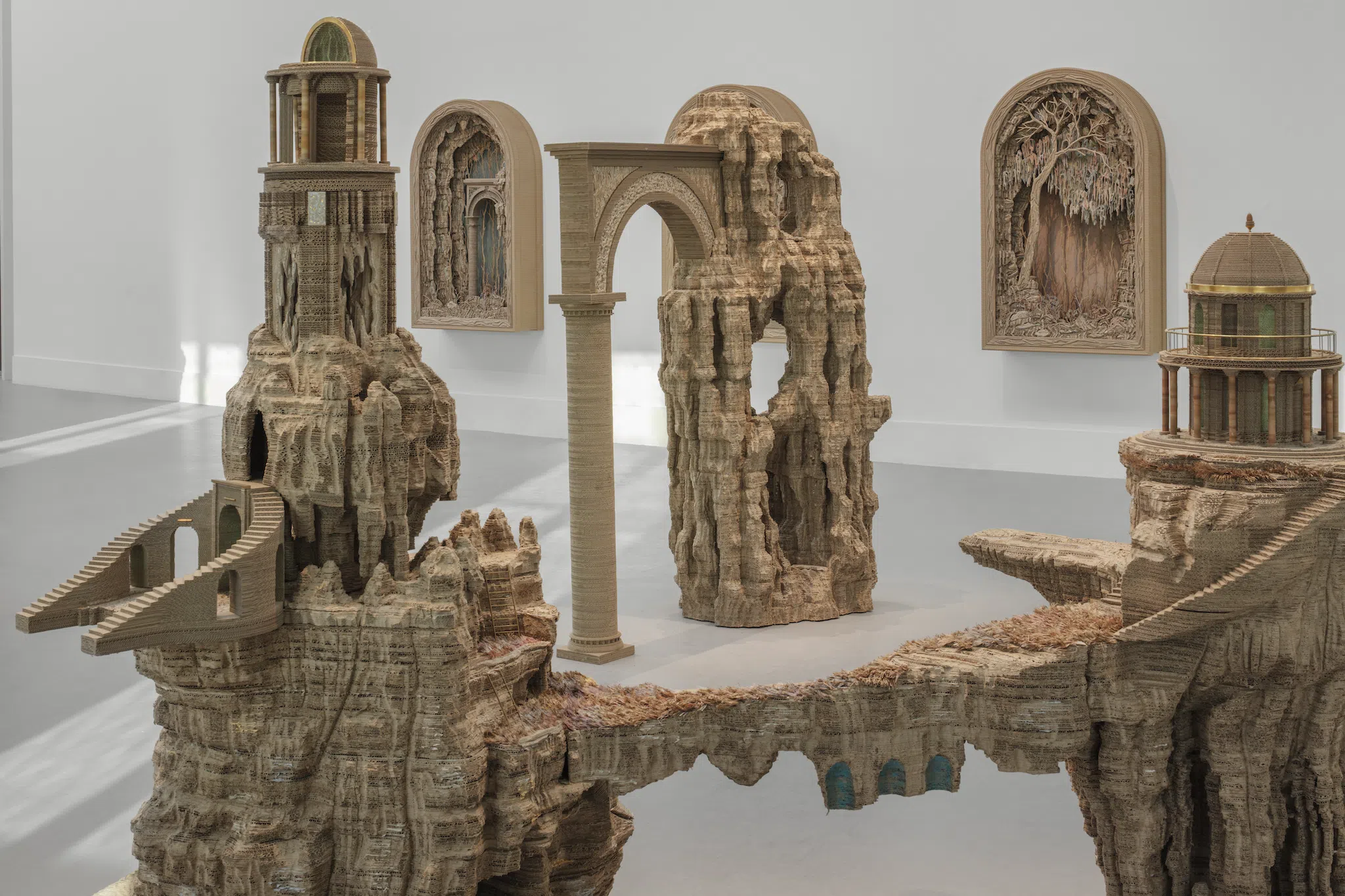 Installation view of ‘Grottesco,’ currently open at le Grand Palais in Paris, France. (Courtesy le Grand Palais)