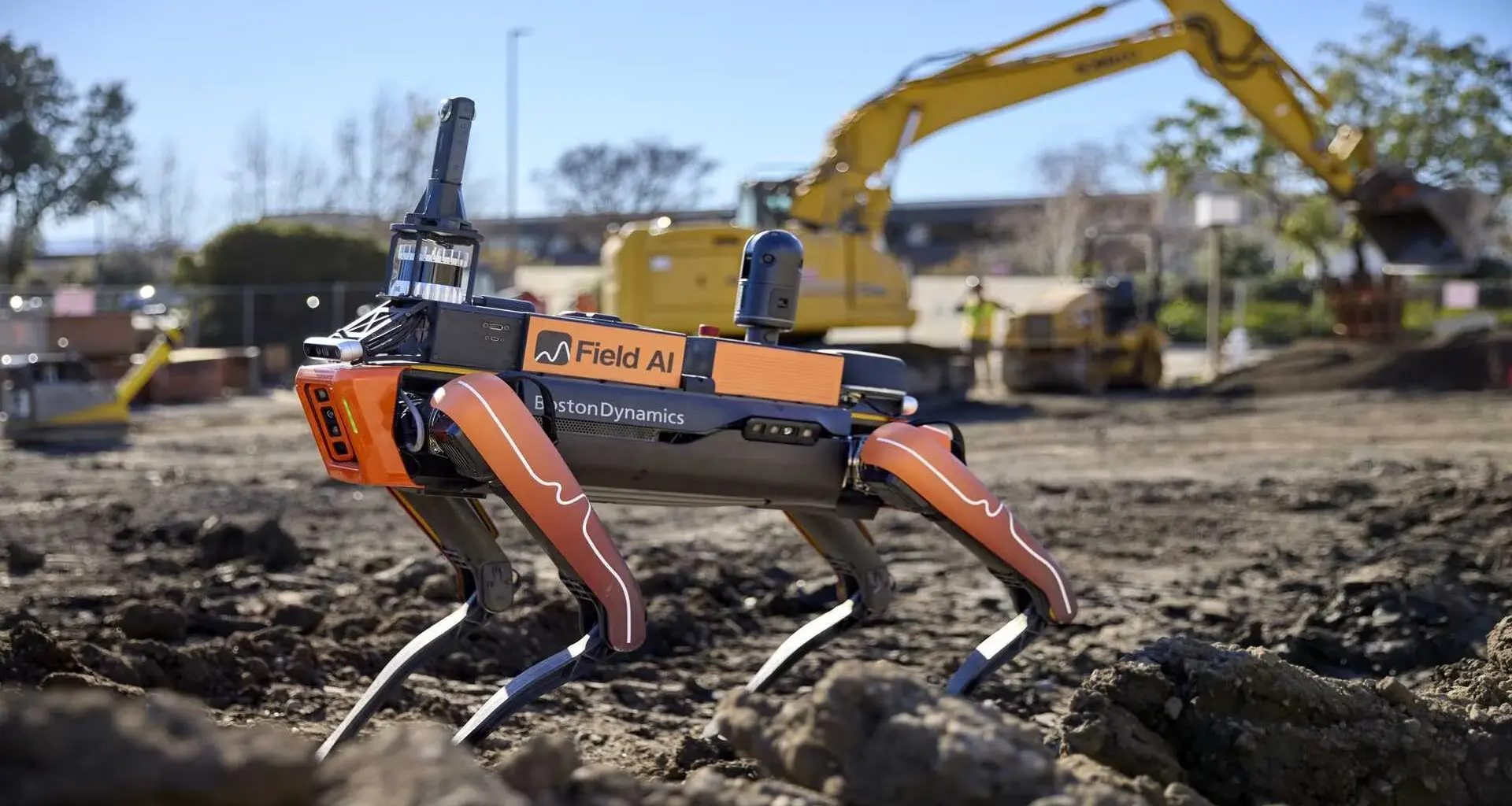 Robot autónomo de FieldAI Brain