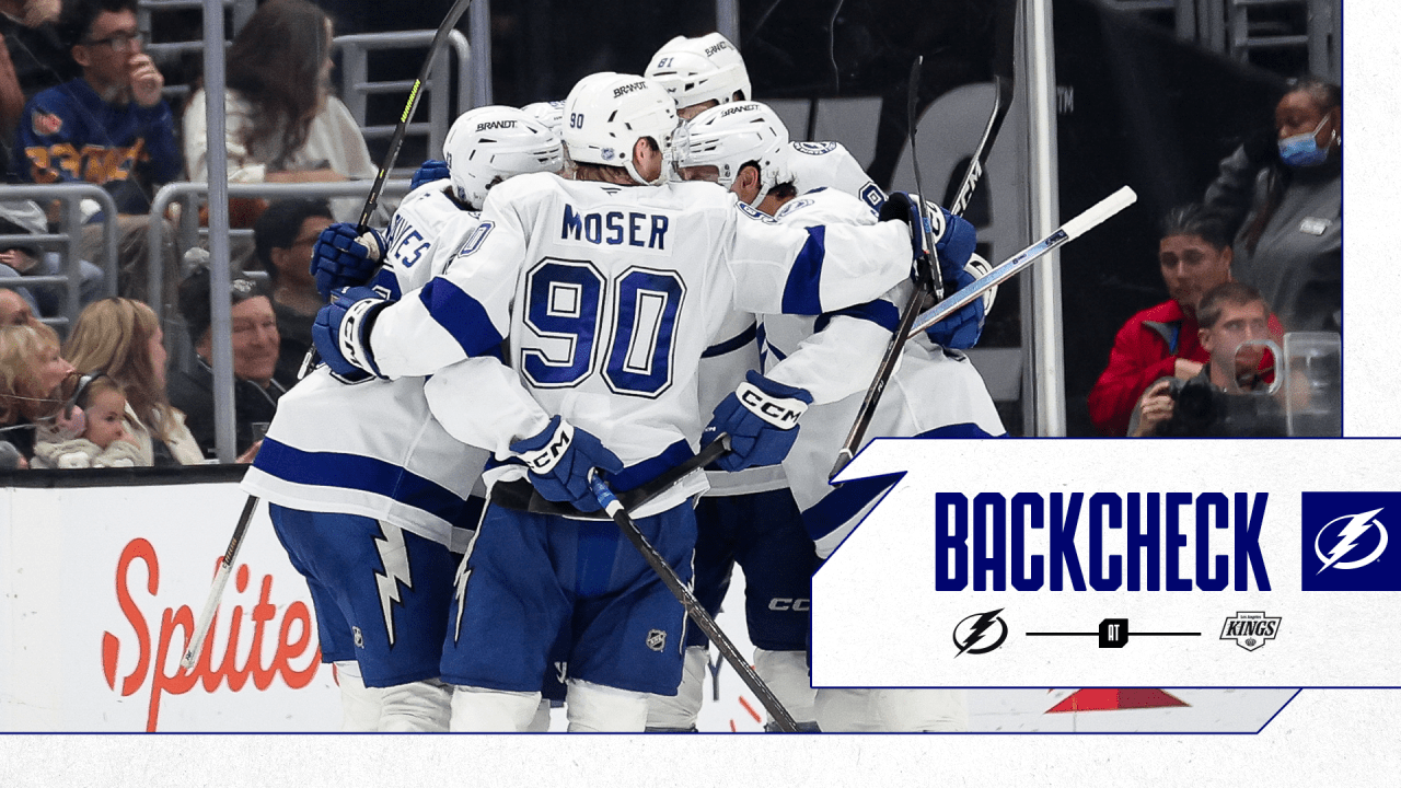 The Backcheck: Tampa Bay win streak hits six games over back-to-back in California