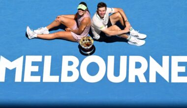 Olivia Gadecki and John Peers claim the Australian Open mixed doubles title for the second consecutive year.