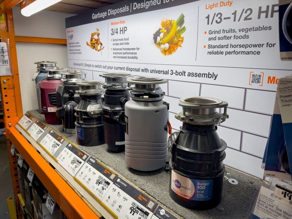 garburator sink garbage disposal