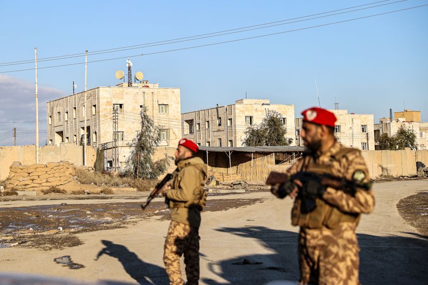 Clashes between the Syrian army and YPG, operating under the name SDF (Syrian Democratic Forces) in Syria's Raqqa province on Monday.