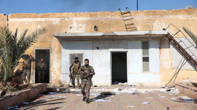 Syrian forces hunt for ISIS fugitives after prison break. Here’s what to know