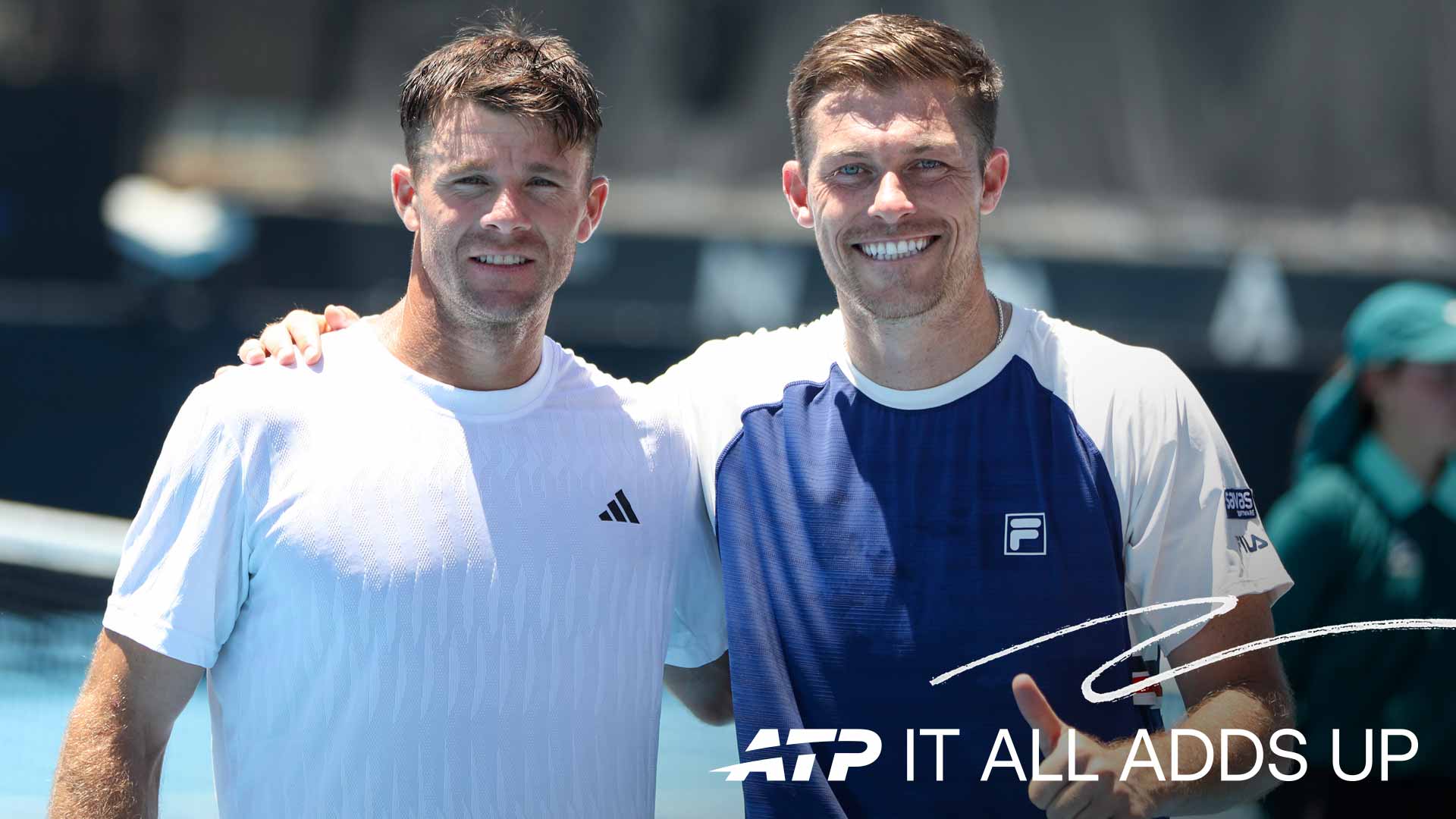 Christian Harrison and Neal Skupski are playing their first season as a team.