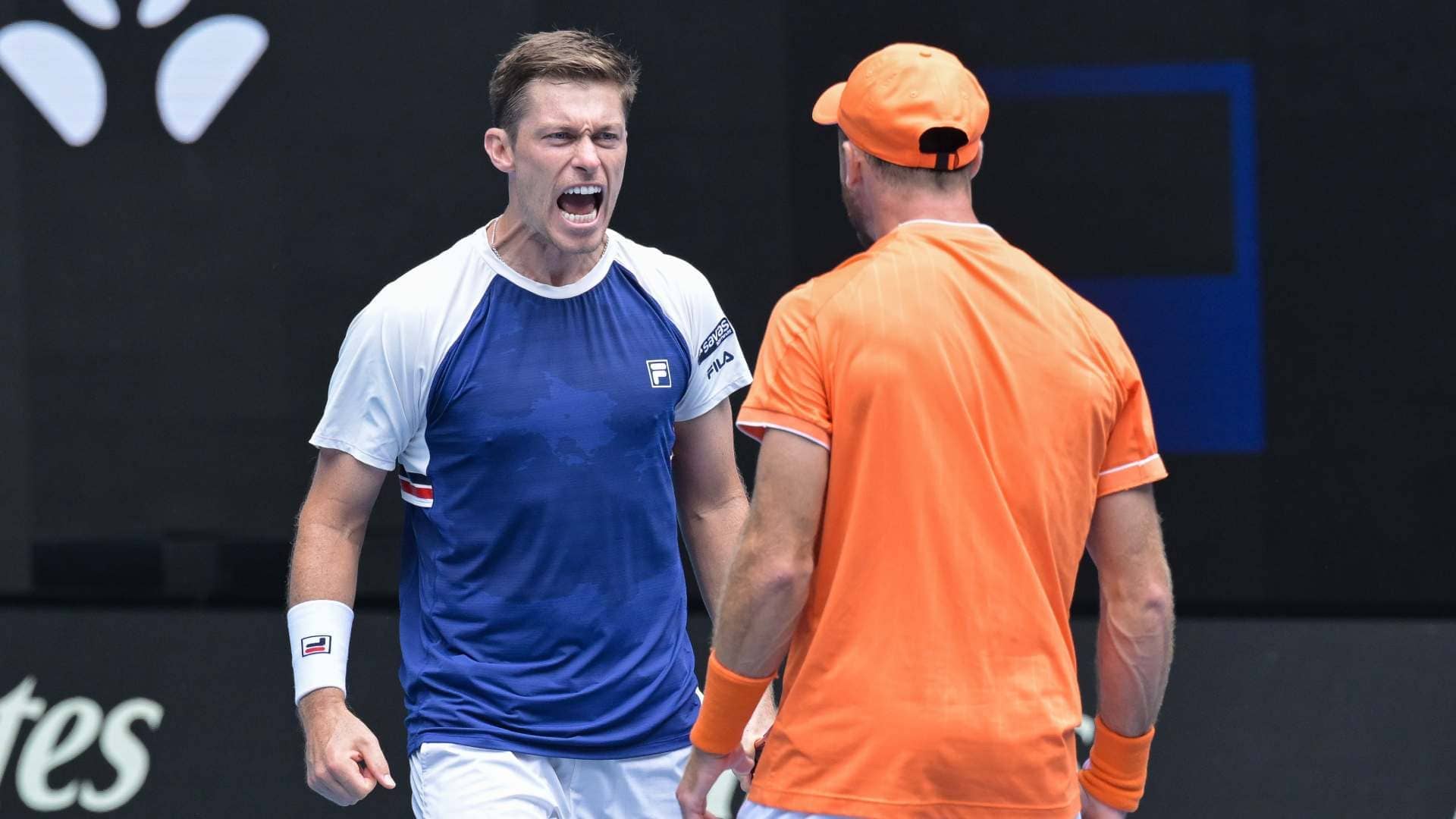 Christian Harrison and Neal Skupski are competing in their second tournament together. 