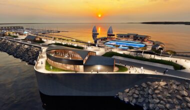 Marks Barfield Architects proposes tidal power station in Somerset